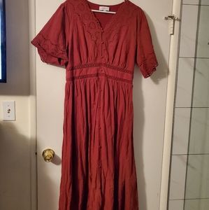 Piper and scoot midi dress